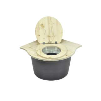 Die Cernalha- Trockentoilette für Ventarèl Toilettenhäuschen