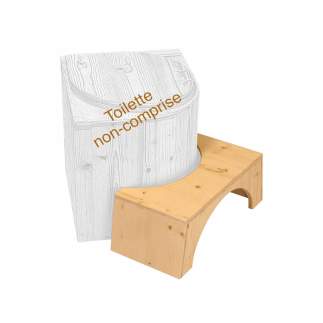 Tabouret rehausseur physiologique pour toilette LECOPOT