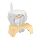 Tabouret réhausseur physiologique pour toilette Tabouret réhausseur physiologique pour toilette