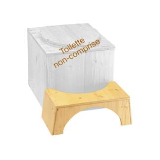 Physiological booster stool for dry toilet LECOPOT