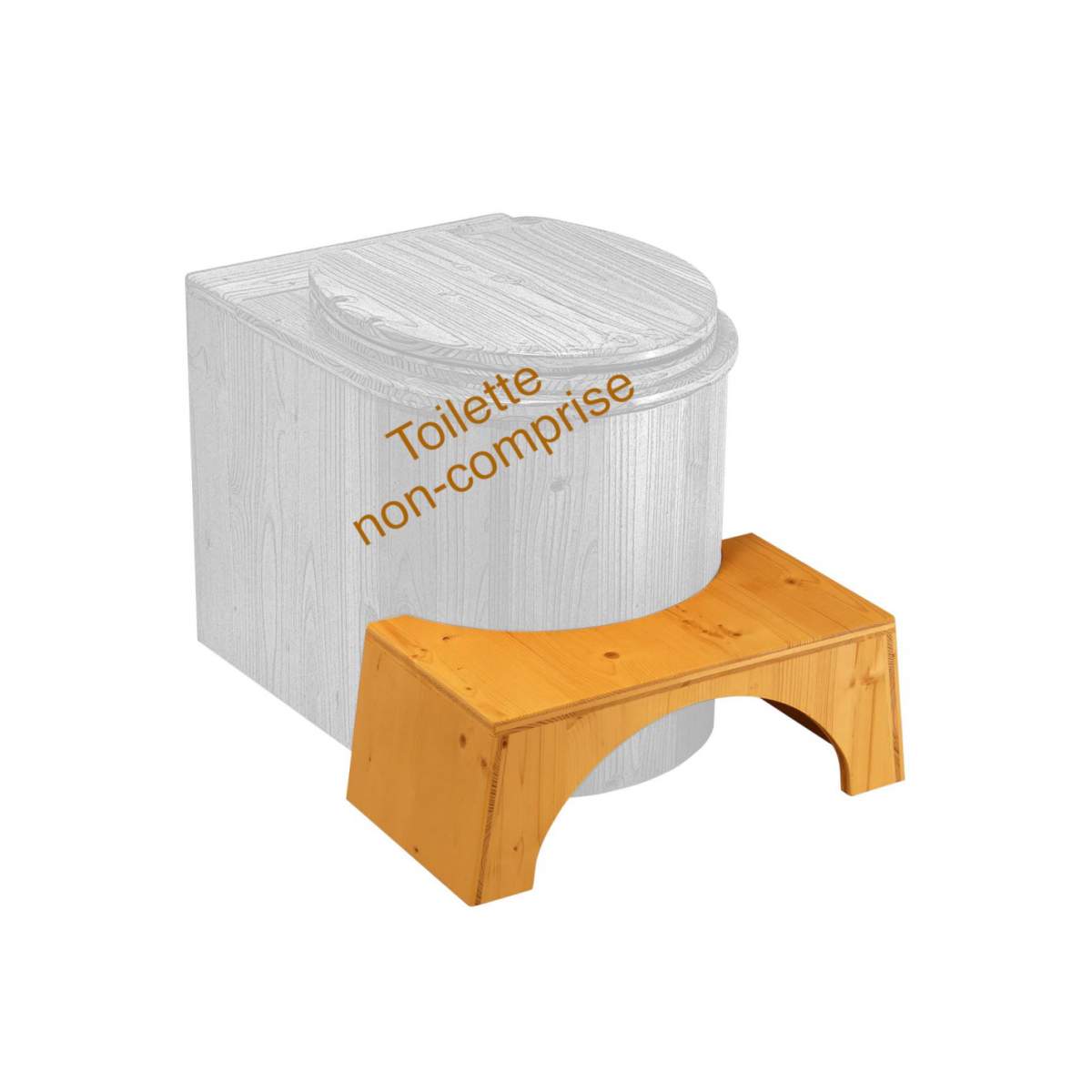 Tabouret réhausseur physiologique pour toilette Tabouret réhausseur physiologique pour toilette