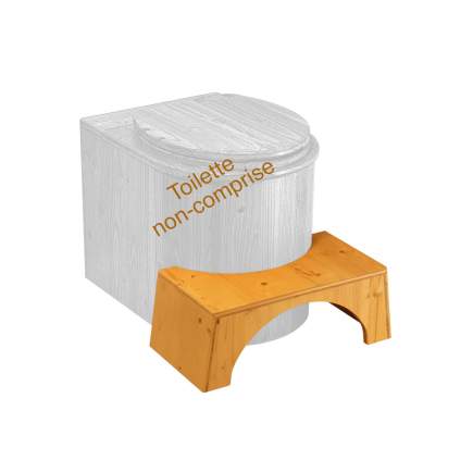 Tabouret réhausseur physiologique pour toilette