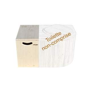 Holzbox für Sägespäne mit Deckel von Lécopot