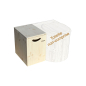 Holzbox für Sägespäne mit Deckel Holzbox für Sägespäne mit Deckel