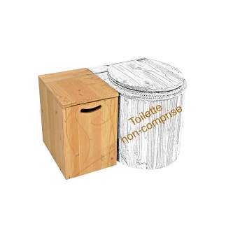 Holzbox für Sägespäne mit Deckel von Lécopot