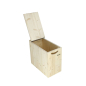 Cajón para virutas con tapa Cajón para virutas con tapa