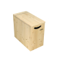 Holzbox für Sägespäne mit Deckel Holzbox für Sägespäne mit Deckel