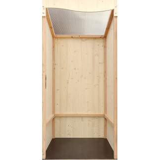 La Ventarèl - Cabine extérieure ÉPICÉA pour toilette sèche LECOPOT