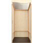 La Ventarèl - Cabine extérieure ÉPICÉA pour toilette sèche La Ventarèl - Cabine extérieure ÉPICÉA pour toilette sèche
