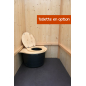 Der Ventarèl - Fichte-Trockentoilettenhäuschen für draußen Der Ventarèl - Fichte-Trockentoilettenhäuschen für draußen
