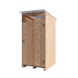 La Ventarèl - Cabine extérieure DOUGLAS pour toilette sèche La Ventarèl - Cabine extérieure DOUGLAS pour toilette sèche