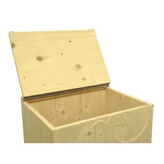 Cajón para virutas con tapa baño seco - Sanitarios secos y composteros