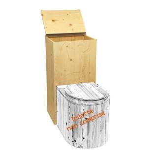 Holzbox für Sägespäne mit Deckel von Lécopot