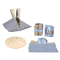 Sac à tarte en coton Oeko Tex Sac à tarte en coton Oeko Tex