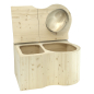 The Corner Butterfly - Compost toilet The Corner Butterfly - Compost toilet