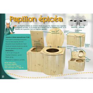 Le Papillon - Toilette sèche LECOPOT
