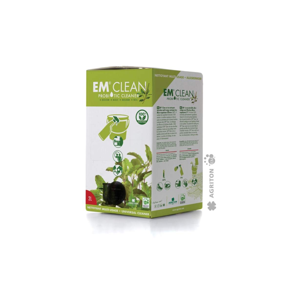 Nettoyant naturel EMClean Basilic Nettoyant naturel EMClean Basilic