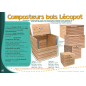 Composteur bois et métal Compost Nature - 365 Litres Composteur bois et métal Compost Nature - 365 Litres