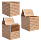 Pack 3 Composteurs en bois Douglas 3 x 800 litres Pack 3 Composteurs en bois Douglas 3 x 800 litres