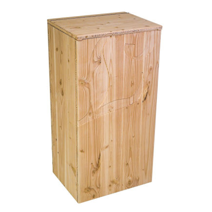 Sawdust Container with cover for compost toilet in Douglas - Lécopot