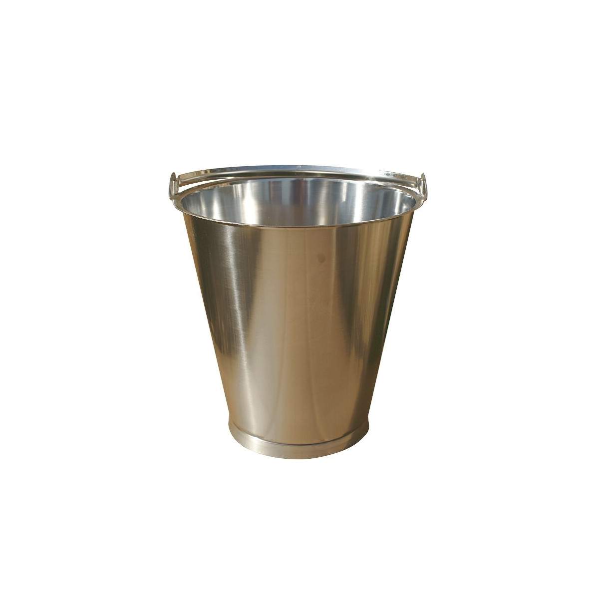 Cubeta acero inoxidable 15 litros con base Cubeta acero inoxidable 15 litros con base